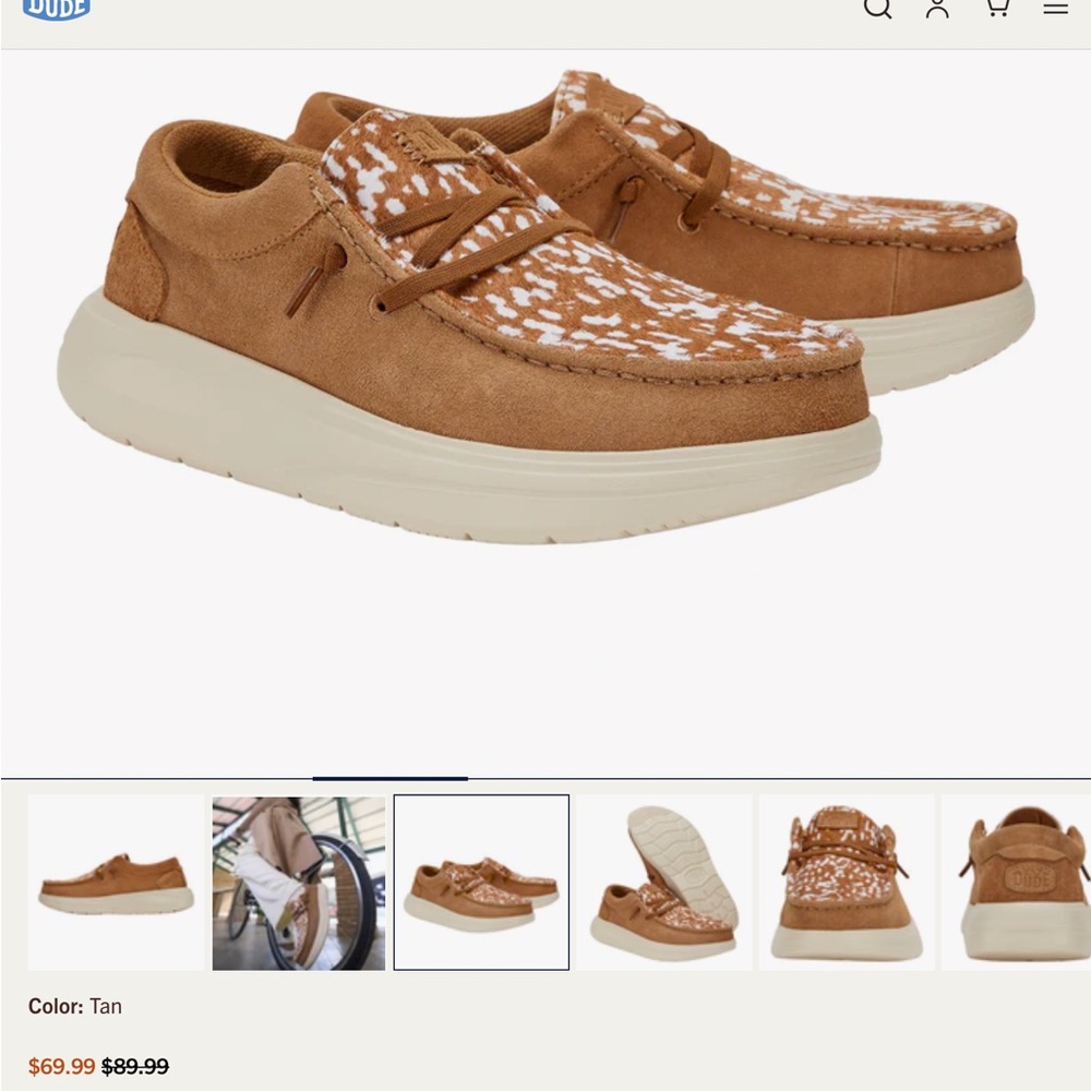 Hey Dude Tan Casual Shoes